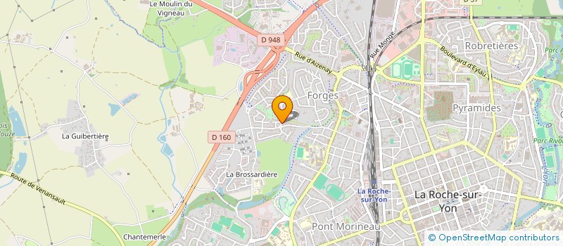 localisation de l'entreprise ATLAS  LA ROCHE-SUR-YON