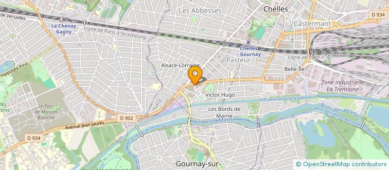 localisation de l'entreprise ATLAS à CHELLES