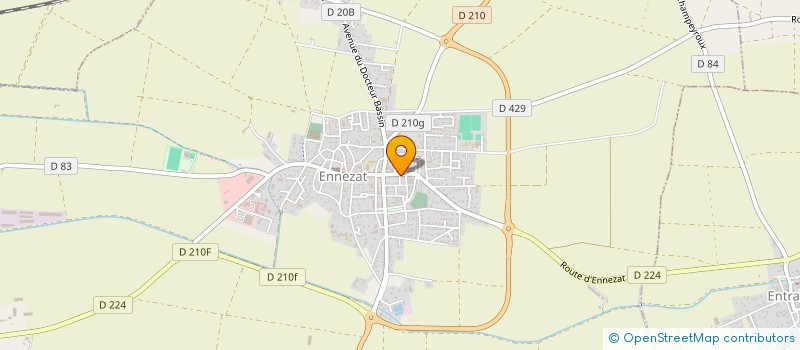 localisation de l'entreprise ATLAS  ENNEZAT