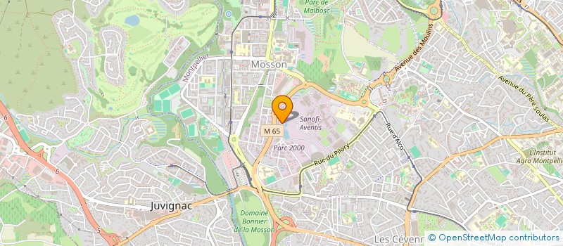 localisation de l'entreprise ATLAS AGRICOLE à MONTPELLIER