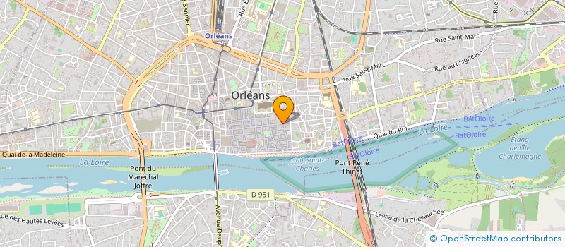 localisation de l'entreprise ATLAS ARTISANAT à ORLEANS