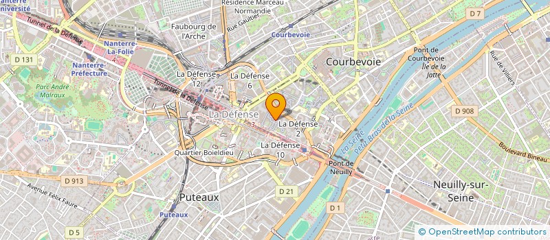 localisation de l'entreprise ATLAS ASSURANCE CY LIMITED à COURBEVOIE