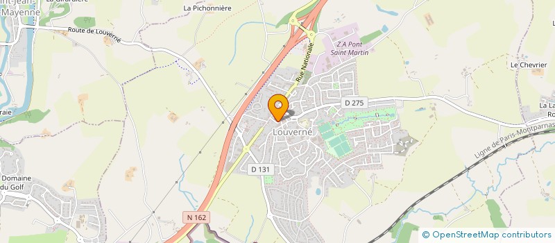 localisation de l'entreprise ATLAS AUTO 53 à LOUVERNE