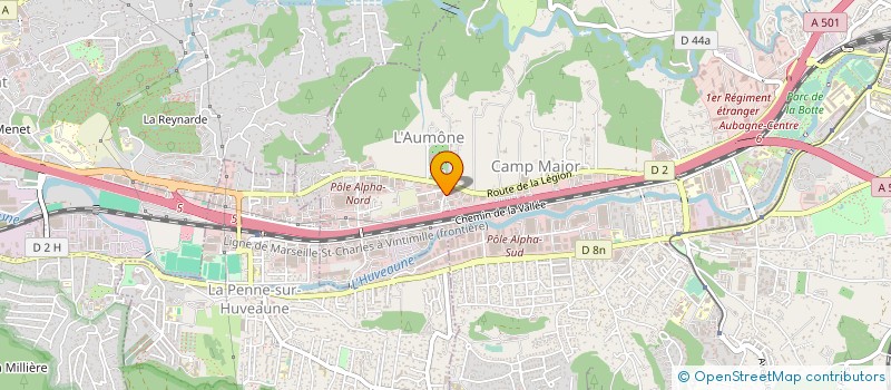 localisation de l'entreprise ATLAS AUTO  AUBAGNE