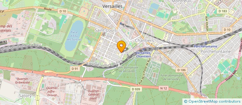 localisation de l'entreprise ATLAS AVOCATS à VERSAILLES