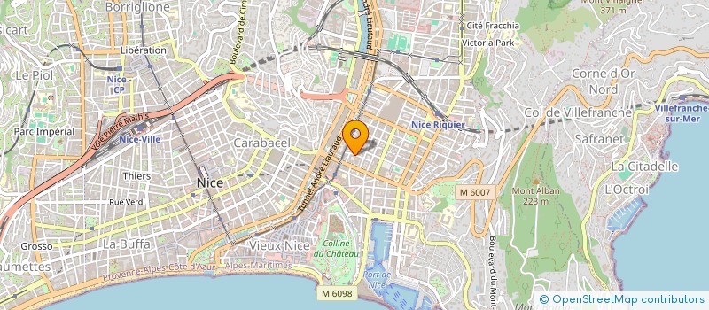 localisation de l'entreprise ATLAS AZUR à NICE