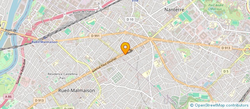 localisation de l'entreprise ATLAS BAT  NANTERRE