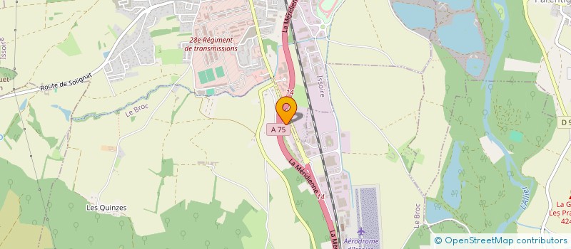 localisation de l'entreprise ATLAS BOUCHERIE  LE BROC