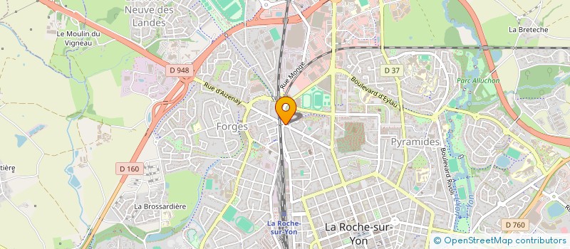 localisation de l'entreprise ATLAS BOUCHERIE HALAL à LA ROCHE-SUR-YON