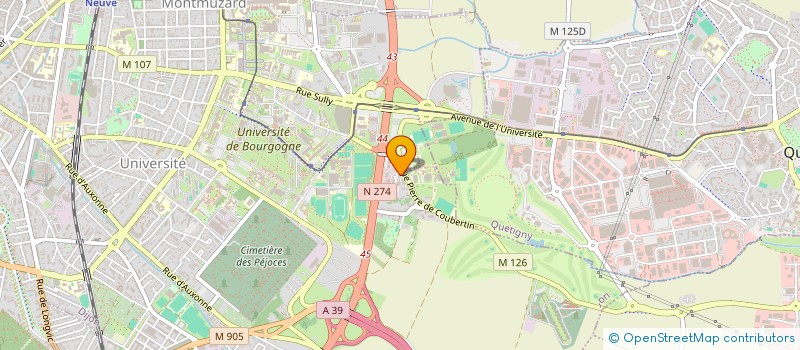 localisation de l'entreprise ATLAS BTP à DIJON