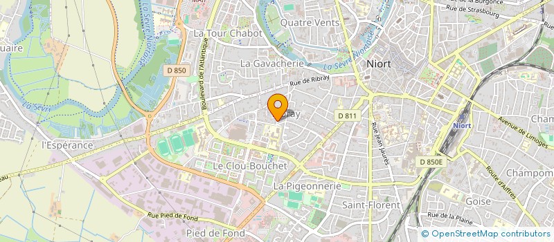 localisation de l'entreprise ATLAS CAPITAL à NIORT
