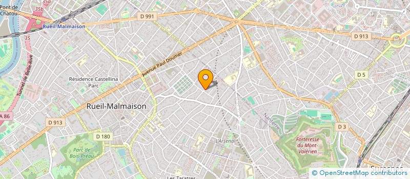 localisation de l'entreprise ATLAS CLEAN SERVICE à RUEIL-MALMAISON