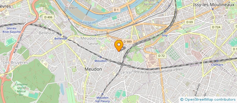 localisation de l'entreprise ATLAS CLEAN SERVICE II à MEUDON
