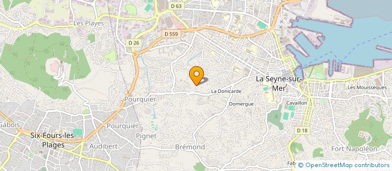 localisation de l'entreprise ATLAS CLIMATISATION à LA SEYNE-SUR-MER