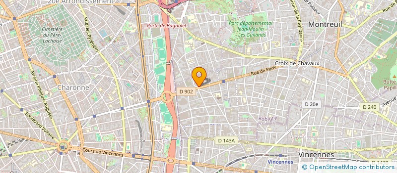 localisation de l'entreprise ATLAS COIFFEUR à MONTREUIL