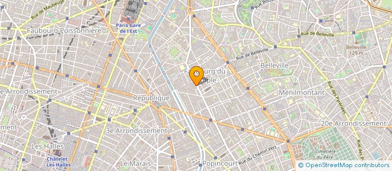 localisation de l'entreprise ATLAS COIFFURE  PARIS