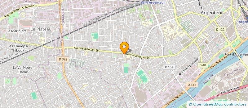 localisation de l'entreprise ATLAS COM à ARGENTEUIL