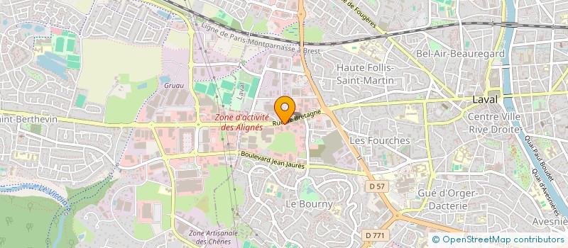 localisation de l'entreprise ATLAS CONCEPT à LAVAL