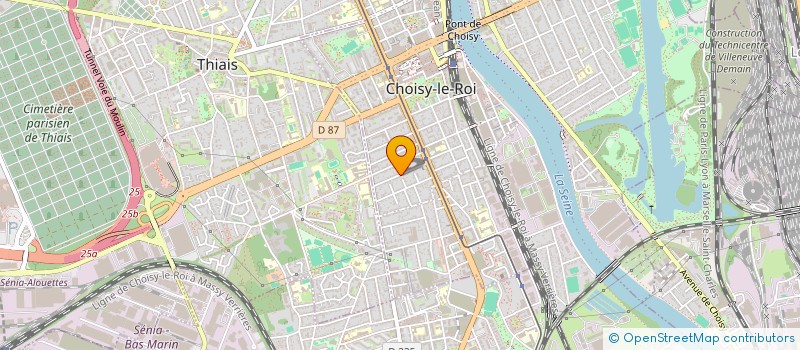 localisation de l'entreprise ATLAS CONSEIL & STRATEGIE  CHOISY-LE-ROI