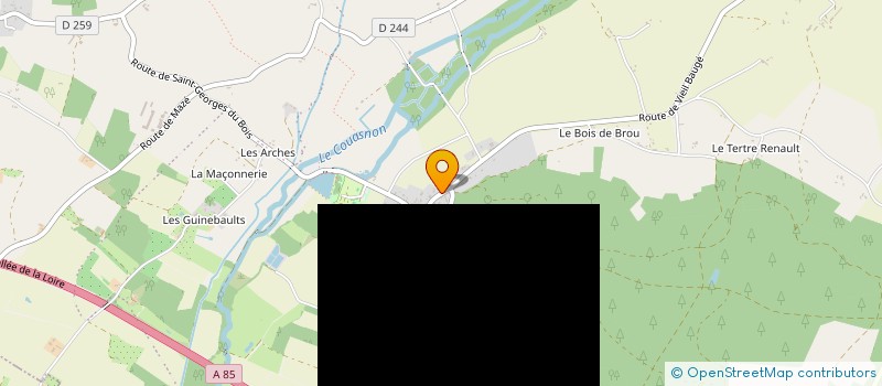 localisation de l'entreprise ATLAS CONSTRUCTIONS  SAINT-BARTHELEMY-D'ANJOU