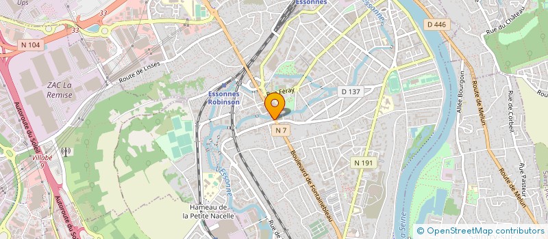 localisation de l'entreprise ATLAS CORBEIL à CORBEIL-ESSONNES