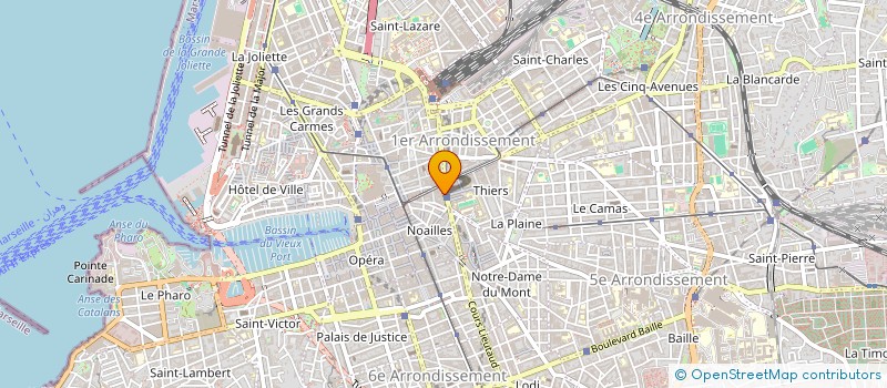 localisation de l'entreprise ATLAS COURTAGE à MARSEILLE
