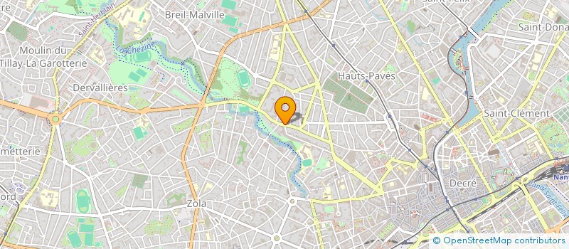 localisation de l'entreprise ATLAS CREW PRODUCTION à NANTES