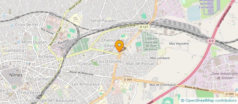 localisation de l'entreprise ATLAS DECO  NIMES