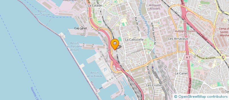 localisation de l'entreprise ATLAS DENTIC à MARSEILLE