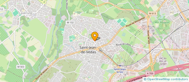 localisation de l'entreprise ATLAS ELECTRICITE à SAINT-JEAN-DE-VEDAS