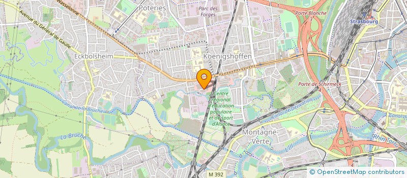 localisation de l'entreprise ATLAS FONCIER à STRASBOURG