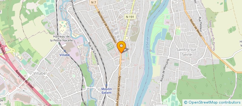 localisation de l'entreprise ATLAS FRET à CORBEIL-ESSONNES