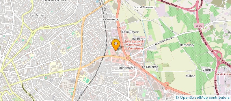 localisation de l'entreprise ATLAS IMMO SUD  BEZIERS