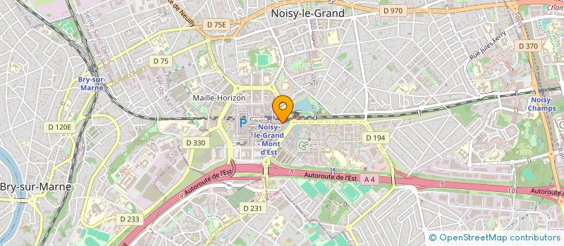 localisation de l'entreprise ATLAS IMMOBILER à NOISY-LE-GRAND