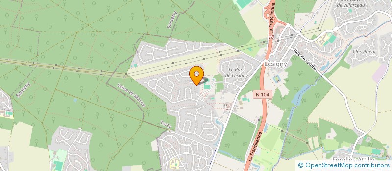 localisation de l'entreprise ATLAS INTELLIGENCE  LESIGNY