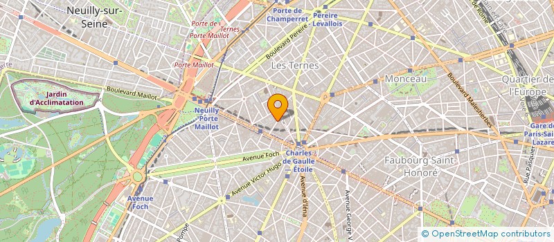 localisation de l'entreprise ATLAS LIMOUSINES à PARIS