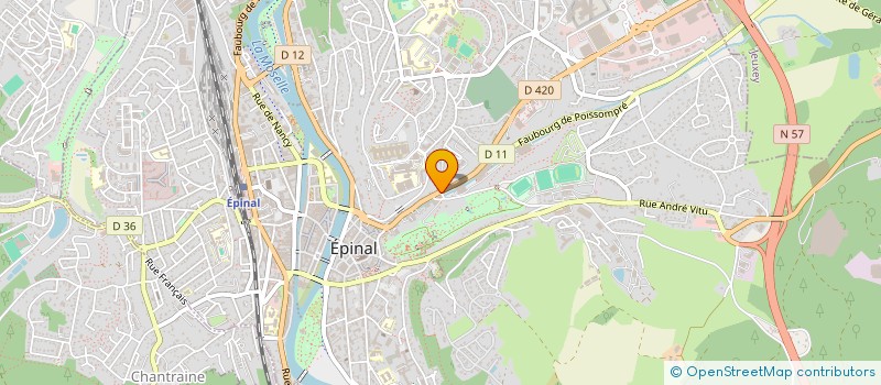 localisation de l'entreprise ATLAS LOCATION à EPINAL