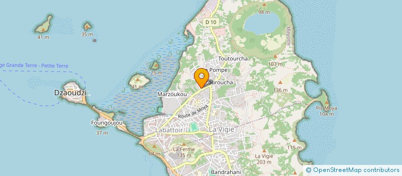 localisation de l'entreprise ATLAS MAYOTTE à DZAOUDZI