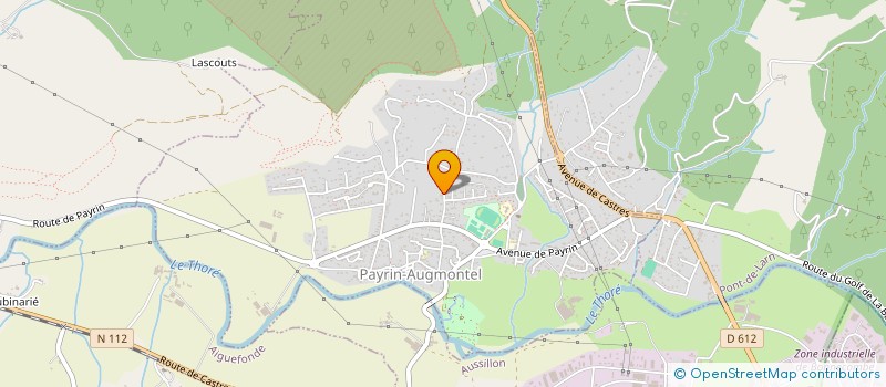 localisation de l'entreprise ATLAS MAZAMET LEATHER à PAYRIN-AUGMONTEL