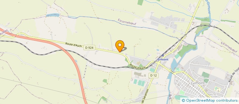 localisation de l'entreprise ATLAS-MJVO  GIMONT