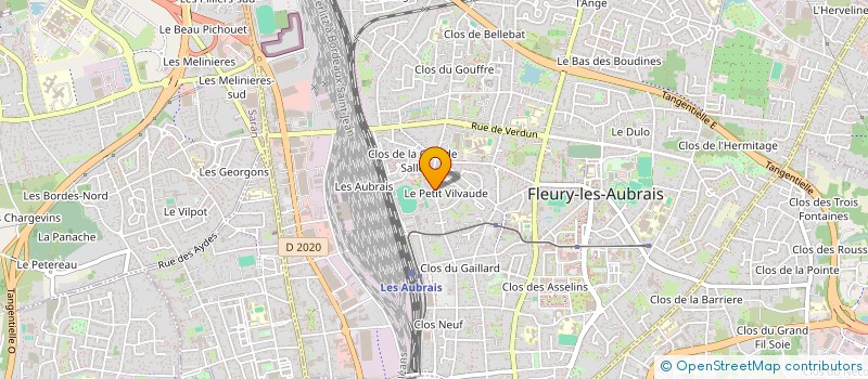 localisation de l'entreprise ATLAS NETTOYAGE à FLEURY-LES-AUBRAIS