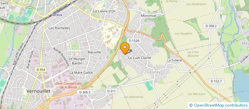 localisation de l'entreprise ATLAS NETTOYAGE à LURAY