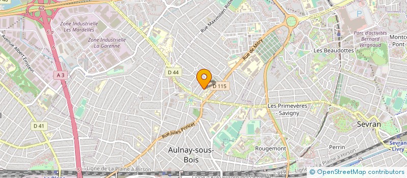 localisation de l'entreprise ATLAS ORIENT à AULNAY SOUS BOIS