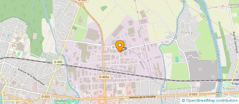 localisation de l'entreprise ATLAS PALETTES à MEAUX
