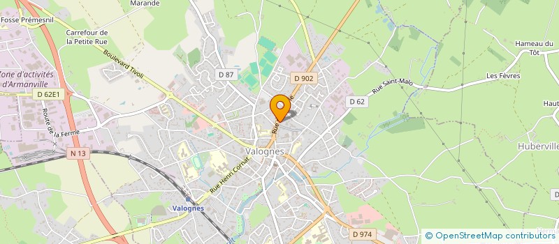 localisation de l'entreprise ATLAS PATRIMOINE  VALOGNES