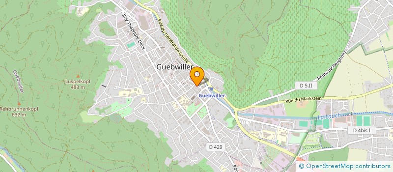 localisation de l'entreprise ATLAS PHONE  GUEBWILLER