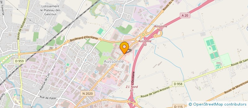 localisation de l'entreprise ATLAS PISCINES  MONTAUBAN