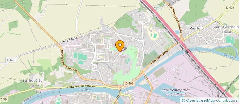 localisation de l'entreprise ATLAS PLOMBERIE  MONTEREAU-FAULT-YONNE