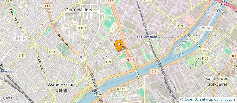 localisation de l'entreprise ATLAS PRESTIGE à GENNEVILLIERS