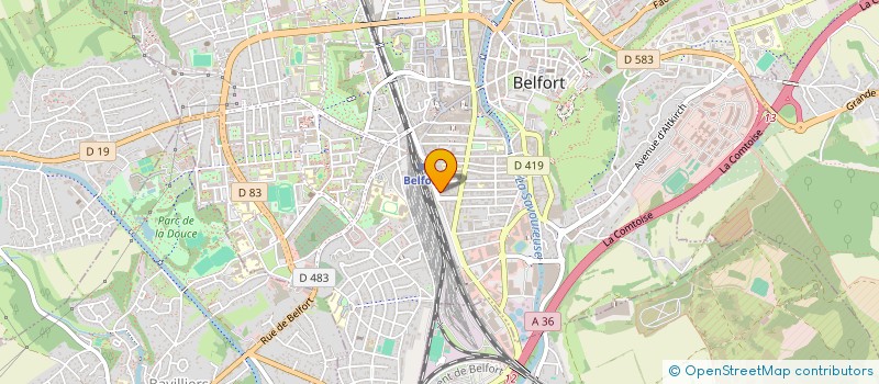localisation de l'entreprise ATLAS PRO SARL  BELFORT